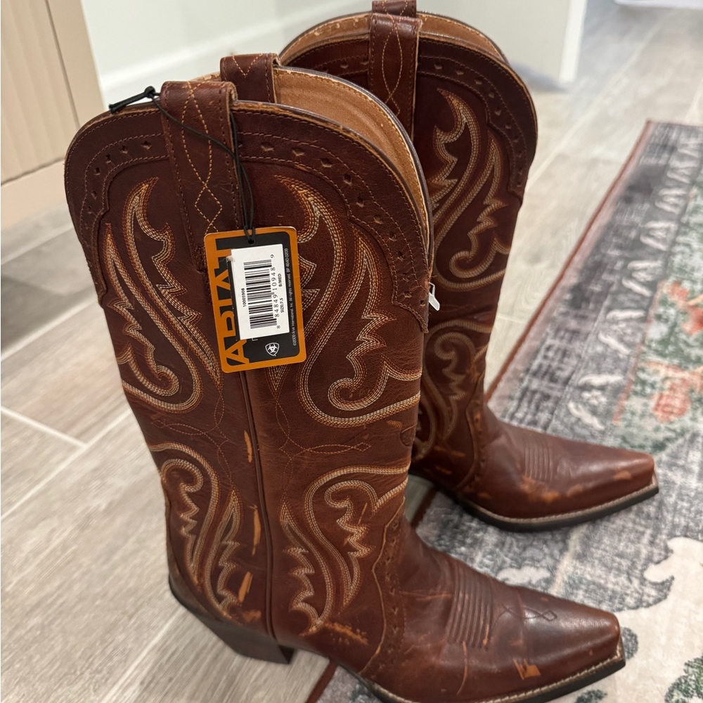 Ariat Rich Brown Leather Boots